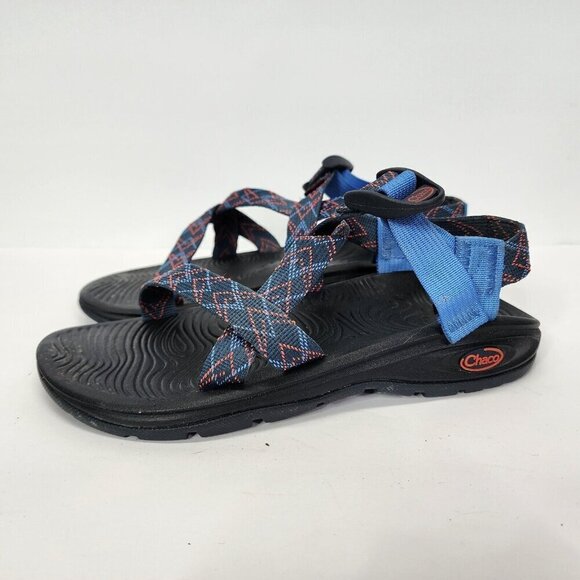 WOMEN'S CHACO Z/VOLV sandals size 7 blue black‎ hiking outdoor beach - Picture 5 of 10